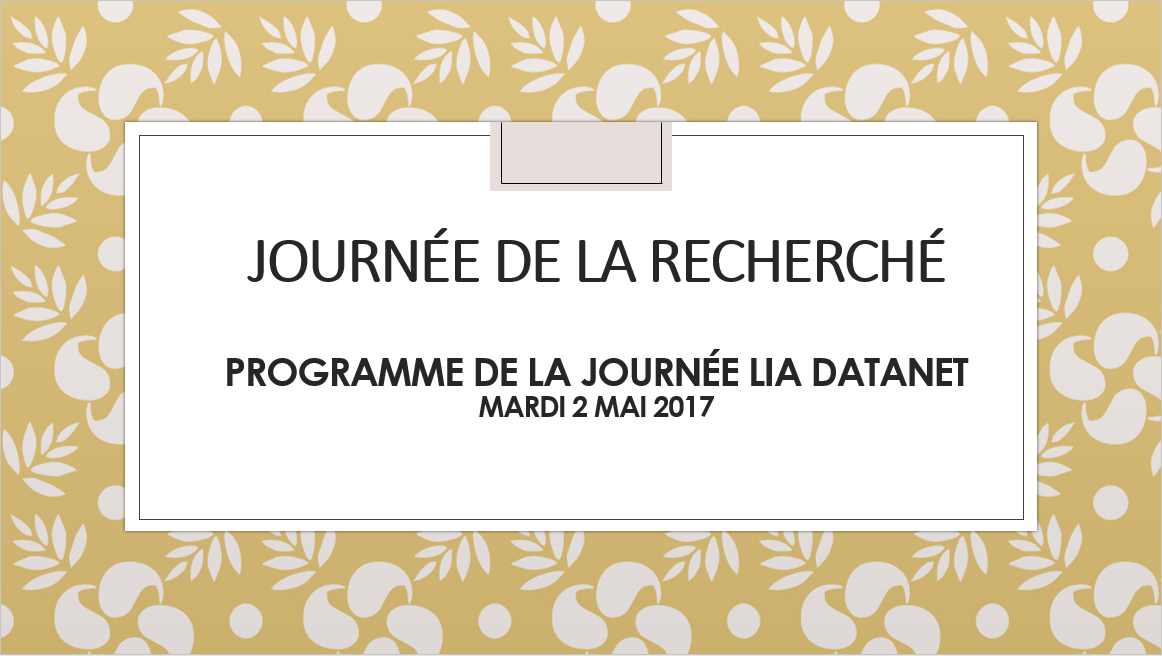 journée lia datanet 2 mai 2017